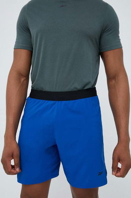 Reebok Pantaloni Scurți De Antrenament Speed 3.0 Bărbaţi Albastru, Panza