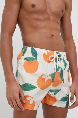 Liu Jo Pantaloni Scurti De Baie Culoarea Bej Bărbaţi
