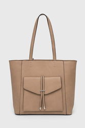 Answear Lab Poseta Culoarea Bej Dama, Imitatie De Piele