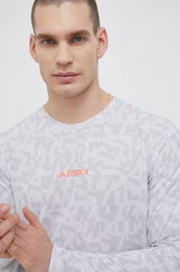 Adidas TERREX Longsleeve Sport Culoarea Gri, Modelator Bărbaţi