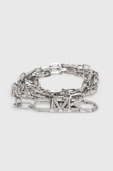 MICHAEL Michael Kors Curea Femei, Culoarea Argintiu Dama, Sintetic
