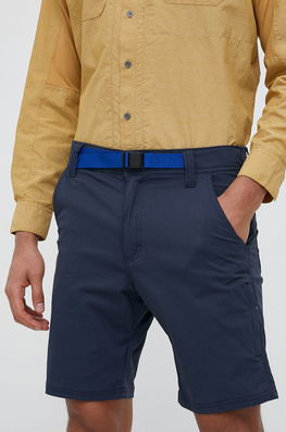 Wrangler Pantaloni Scurti ATG Barbati, Culoarea Albastru Marin Bărbaţi Bleumarin, Panza
