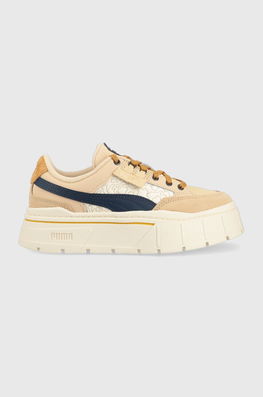 Puma Sneakers Culoarea Bej Dama, Piele Intoarsa