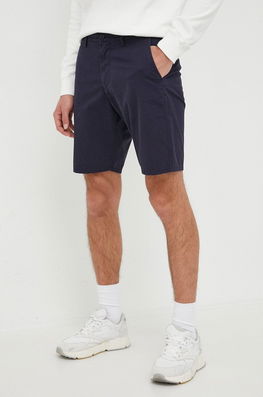 Gant Pantaloni Scurti Din Bumbac Barbati, Culoarea Albastru Marin Bărbaţi Bleumarin