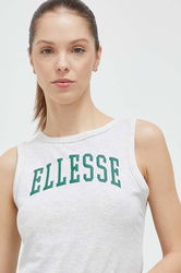 Ellesse Top Femei, Culoarea Gri Dama, Cu Elastan, Model Melanj