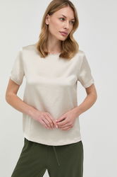 Weekend Max Mara Bluza Culoarea Bej Dama, Cu Elastan, Elegant