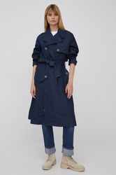 Star Raw Trenci Femei, Culoarea Albastru Marin, De Tranzitie G-Star Raw Dama Bleumarin
