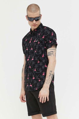 Down, Regular Hollister Co. Bărbaţi Negru, Cu Elastan, Casual