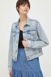 Polo Ralph Lauren Geaca Jeans Femei, De Tranzitie Dama Albastru