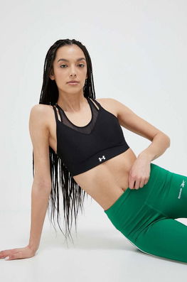 Under Armour Sutien Sport Infinity Culoarea Negru, Neted Dama