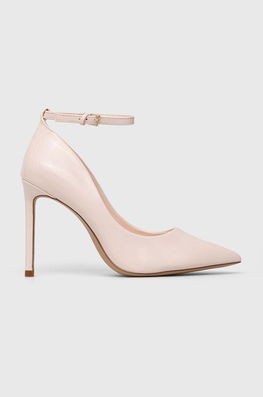Aldo Pantofi Cu Toc Stessyjane Culoarea Bej, 13567212.Stessyjane Dama, Imitatie De Piele Lacuita, Toc Subtire
