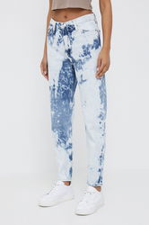 Calvin Klein Jeans Jeansi Mom Femei High Waist Dama Albastru