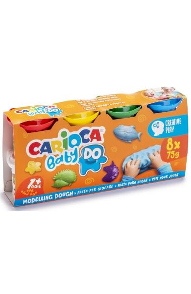 Plastilina Baby Dough 8 buc