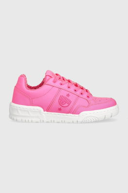 Chiara Ferragni Sneakers Din Piele CF3109_037 Culoarea Roz, CF1 LOW Dama