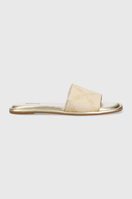 MICHAEL Michael Kors Papuci Hayworth Femei, Culoarea Bej, 40S3HAFS2Y Dama, Textil, Toc Plat