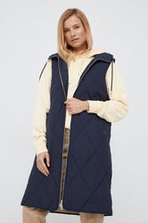 Tommy Hilfiger Vesta Femei, Culoarea Albastru Marin, De Tranzitie Dama Bleumarin
