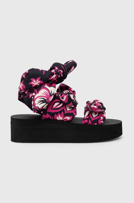 Red Valentino Sandale Femei, Culoarea Violet, Cu Platforma, 2Q0S0H03JTP Dama, Textil