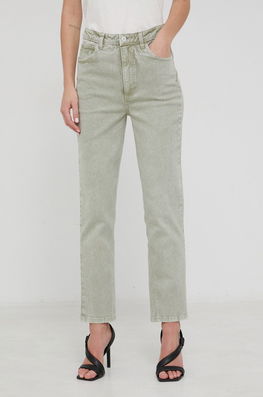 Guess Jeans Mom Jean Femei, High Waist Dama Verde