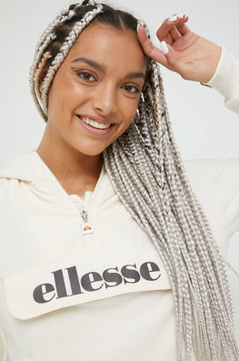 Ellesse Bluza Femei, Culoarea Bej, Dama, Model Print