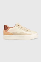Gant Sneakers Din Piele Avona Culoarea Bej, 26531919.G131 Dama