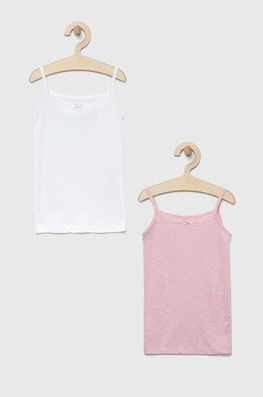 OVS Top Pijama Copii Culoarea Alb, Neted, Munte
