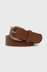 Desigual Curea De Piele Femei, Culoarea Maro Dama