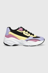 Ellesse Sneakers Culoarea Violet Dama, Imitatie De Piele
