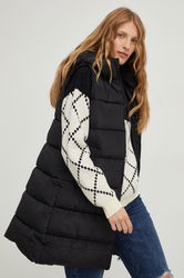 Answear Lab Vesta Femei, Culoarea Negru, De Iarna Dama