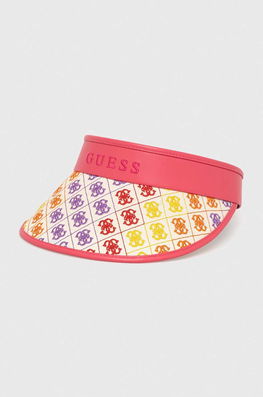 Guess Baldachin De Bumbac Culoarea Roz, Modelator Dama