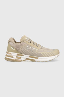 EA7 Emporio Armani Sneakers Culoarea Bej, X8X094 XK239 S312 Dama, Sintetic
