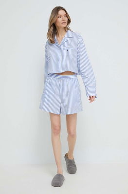 Polo Ralph Lauren Pijamale De Bumbac Bumbac Dama Albastru