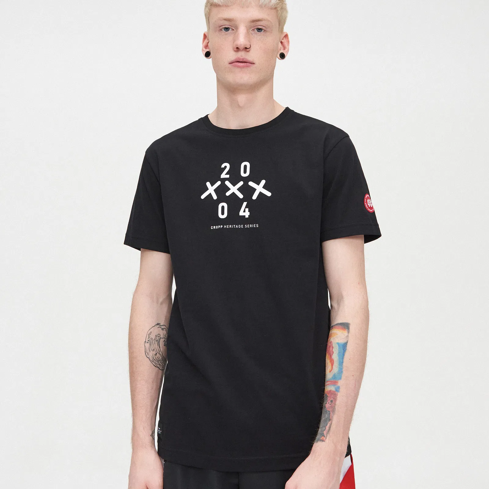 Cropp - Tricou cu imprimeu - Negru