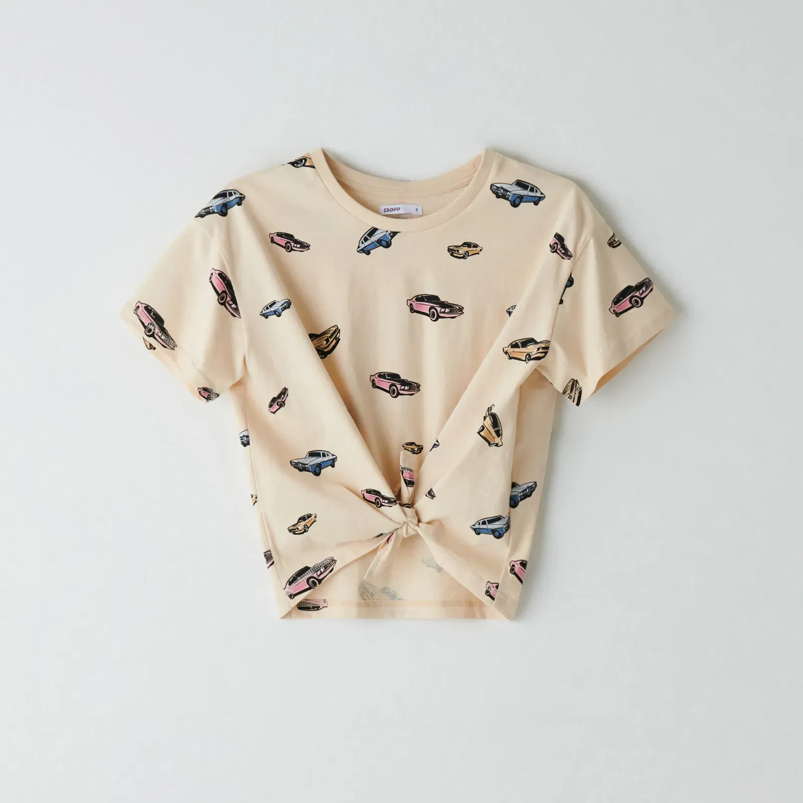 Cropp - Tricou legat - Ivory