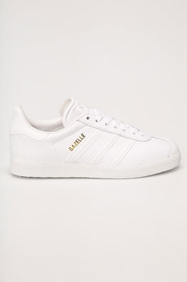 Adidas Originals Pantofi BB5498 Culoarea Alb, Cu Toc Plat Dama, Piele