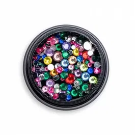 Cristale unghii culori mixte set 100 buc