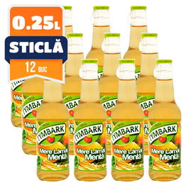 Tymbark lamaie-menta Sticla 0.25 L, 12 buc/bax