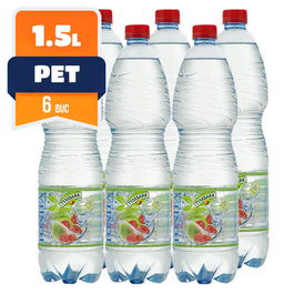 Fontea apa aromatizata lime-zmeura Pet 1.5 L, 6 buc/bax