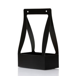 Cutii cu mâner tip fereastră - negru (set 10 buc)