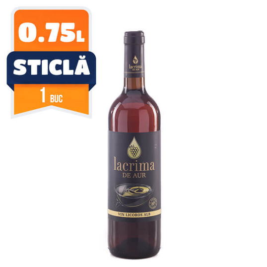 Lacrima de Aur Alb Dulce 0.75 L 15%