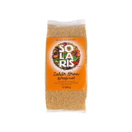 Zahar Brun Nerafinat, 500g Indulcitor Natural Solaris