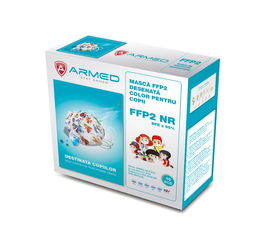 Masca protectie FFP2 pentru copii - Ambalate individual (10 bucati)