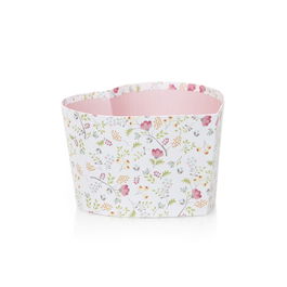 Cutie deschisă în formă de inimă - model floricele