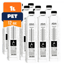 Aqua Carpatica plata PET 1 L, 12 buc/bax