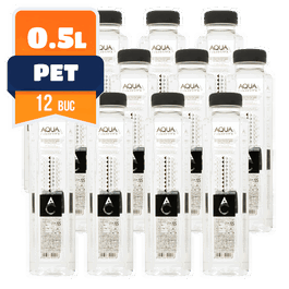 Aqua Carpatica plata PET 0.5 L, 12 buc/bax