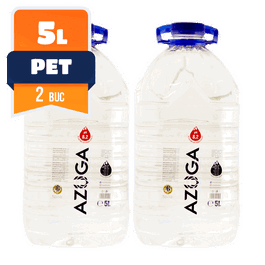 Azuga plata PET 5 L 2 buc/bax