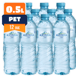 Bucovina Plata PET 0.5 L, 12 buc/bax