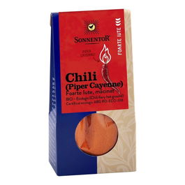 Chili Foarte Iute Macinat, Bio 40g - Condimente Sonnentor