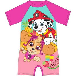 Costum de baie UV cu maneci scurte si fermoar Paw Patrol Girl EPLUSM EPMPAW52442225 B360687