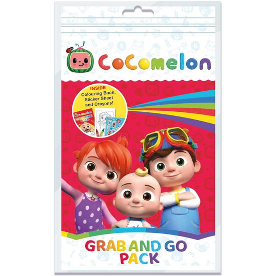 Set de colorat Grab an Go Pack Cocomelon, 6 piese Alligator AB3313CMGG E355154