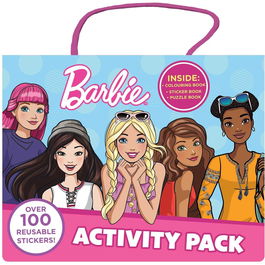 Set carti de colorat cu stickere Barbie Activity Pack Alligator AB3351BASAP E355199